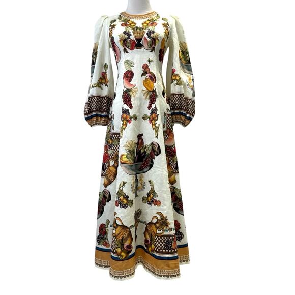 Alemais Mercado Midi Dress US 4 - Picture 6 of 9